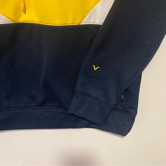 Michigan Wolverines Blue & Yellow Hoodie with Kangaroo Pocket, Small - Picture 9 of 9
